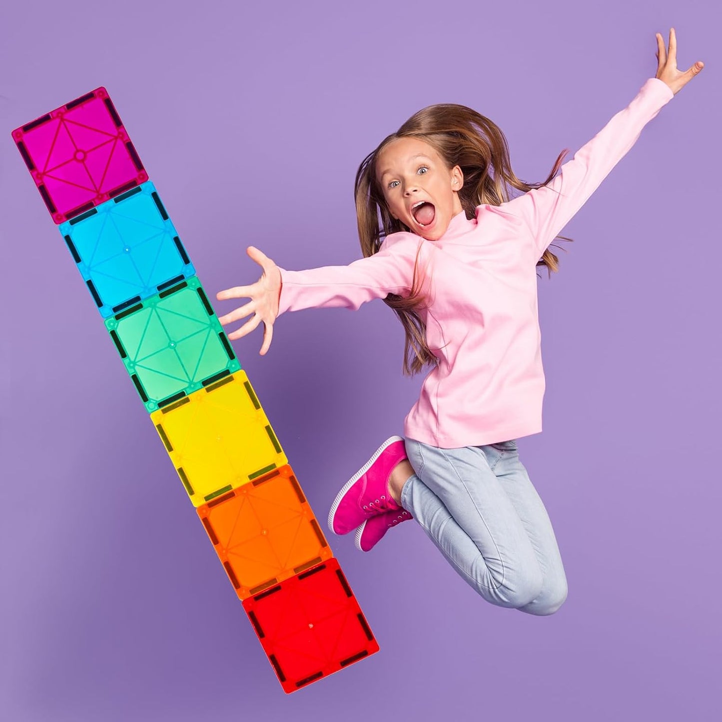 Hiend Building Magnetic Tiles Toys