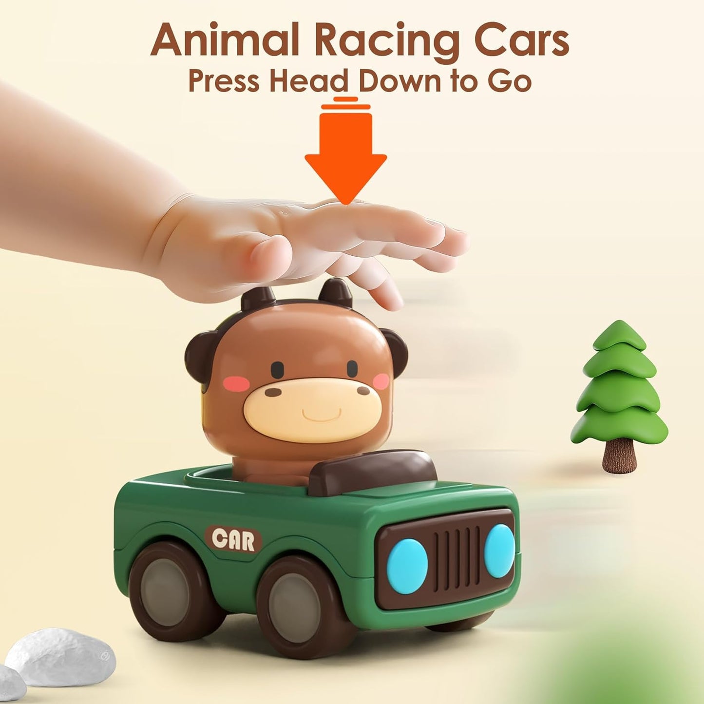 Baby Animal Racing Cars toy