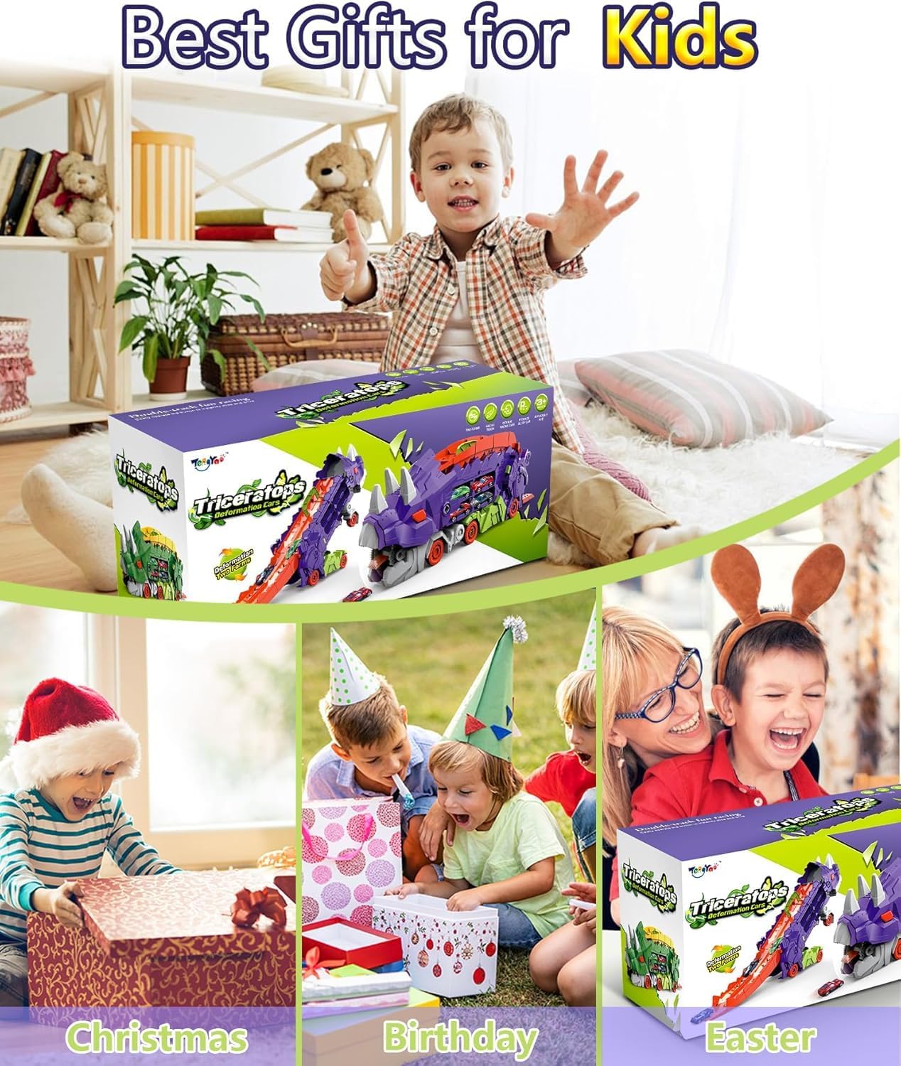 Dinosaur Transforming Tracks Set