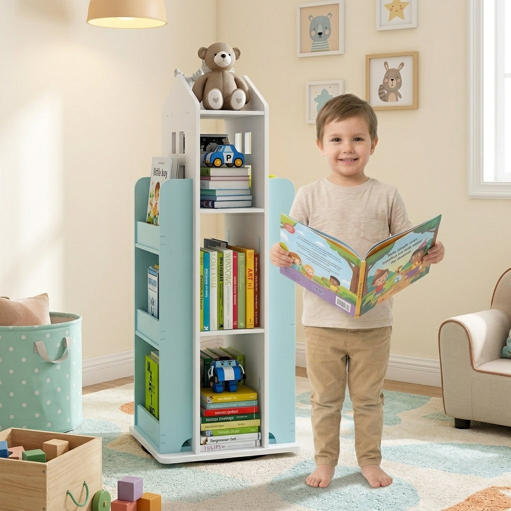 Rotating Bookshelf