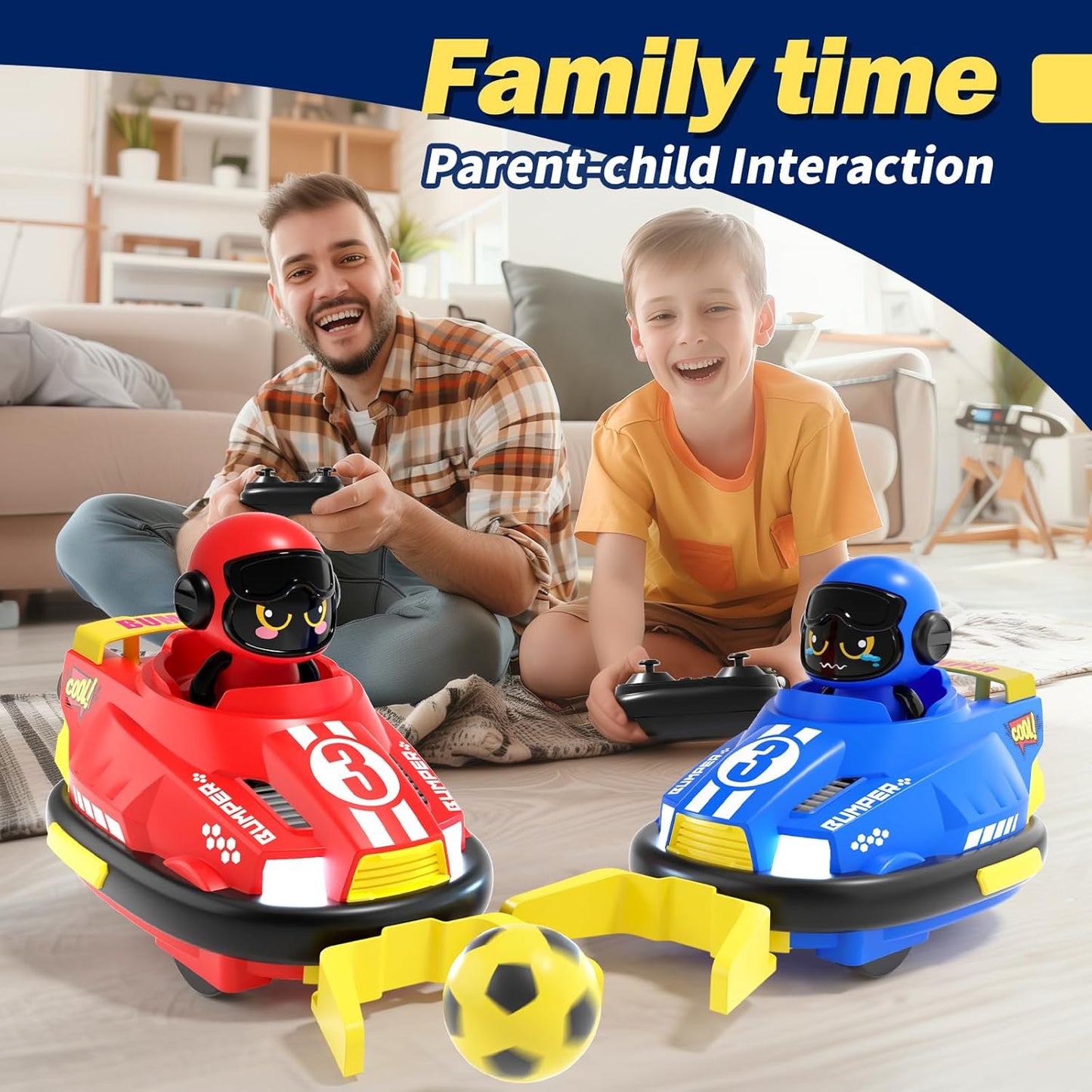 RC battle bumper car toy
