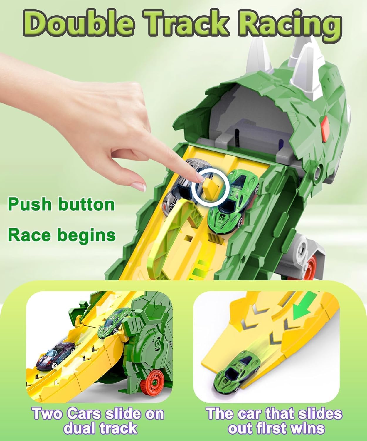 Dinosaur Transforming Tracks Set