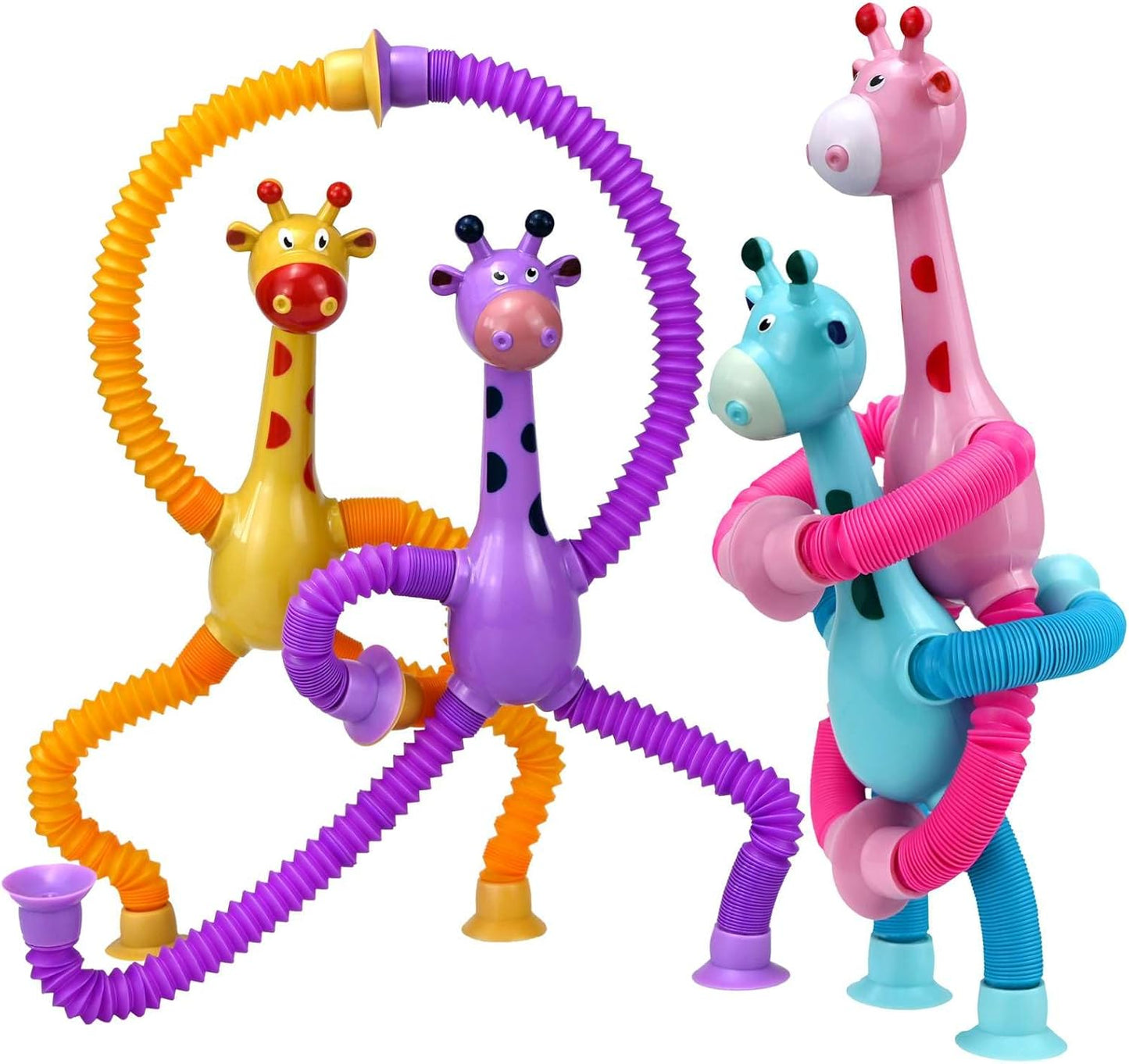 Telescopic Suction Cup Giraffe Toy