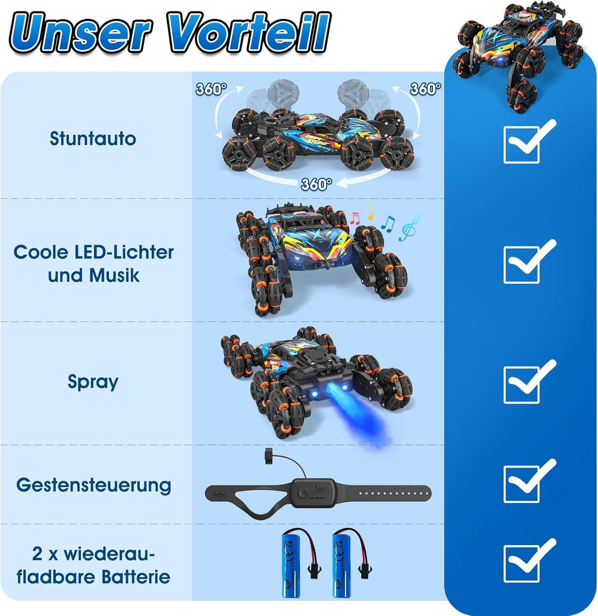 RC Stunt Car Toys