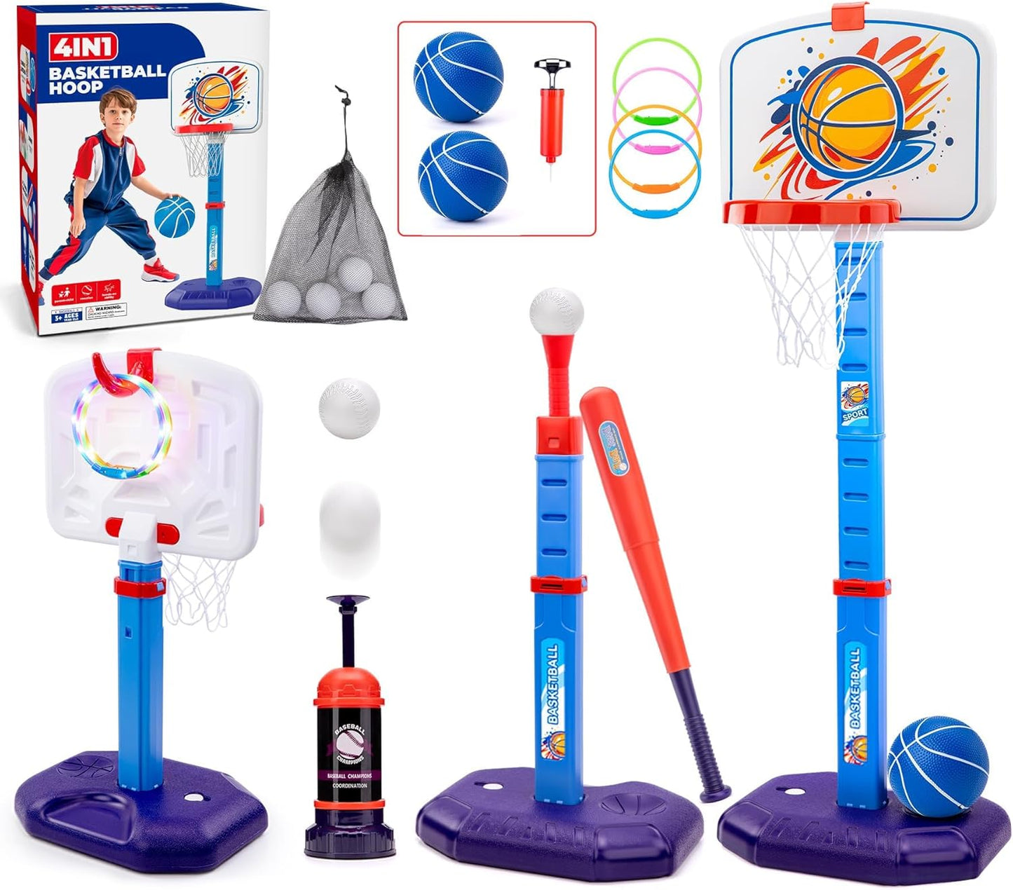 Adjustable  Basketball Hoop