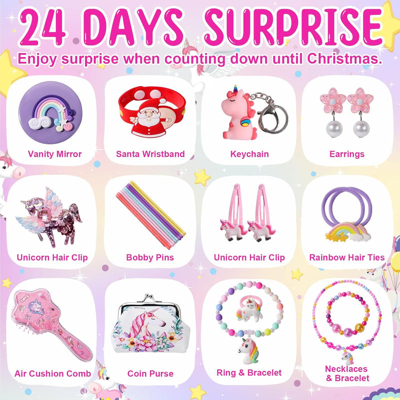 Unicorn purse, jewelry and accessories collection