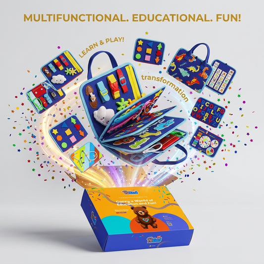 Hiend™ Montessori Busy Board