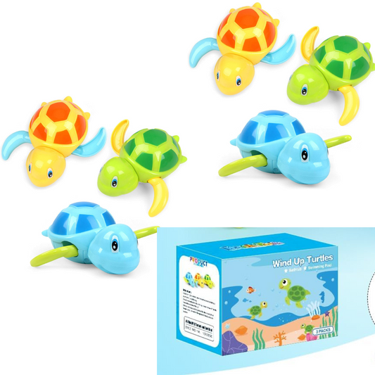 Bath toy swimming turtle